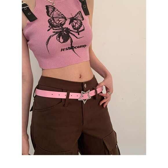 Y2k Aesthetic Belts For Women - White02, One Size🤍 - Picture 6 of 7